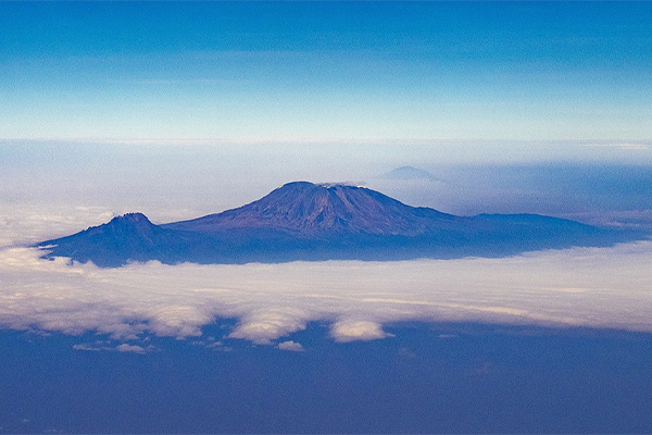 Mount Kilimanjaro summit at sunrise